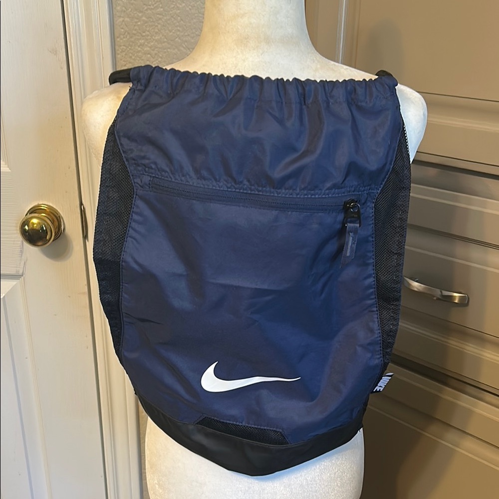 Nike Blue Drawstring Backpack